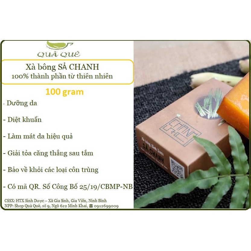 Xà bông Sả Chanh 100% từ thiên nhiên