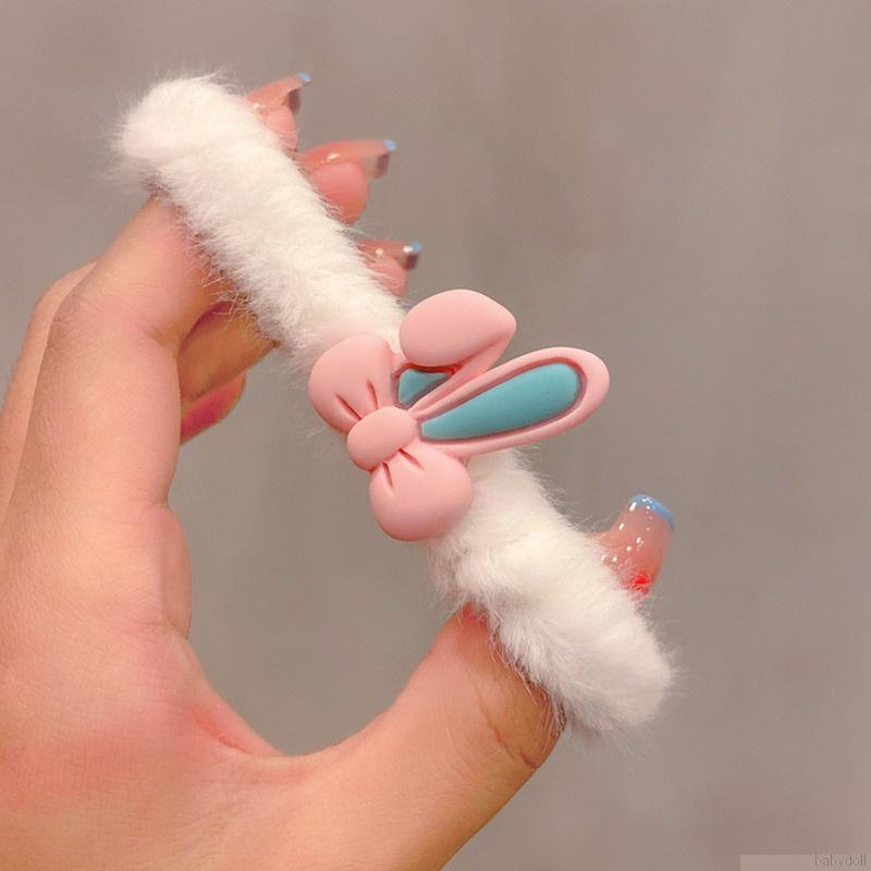 Set 5 dây buộc tóc co giãn gắn phụ kiện trang trí dễ thương cho bé gái