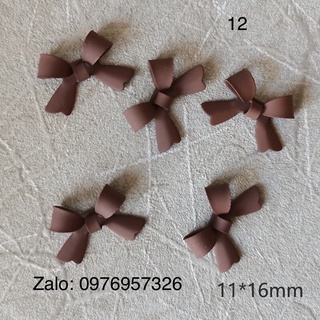 Nơ gắn móng  set 20 nơ，5 màu