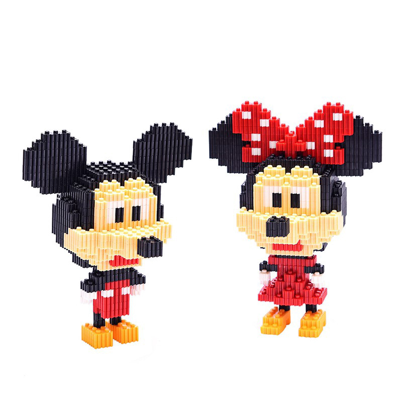 Bộ Đồ Chơi Lego Xếp Hình Chuột Mickey & Mini Cho Người Lớn Và Trẻ Em