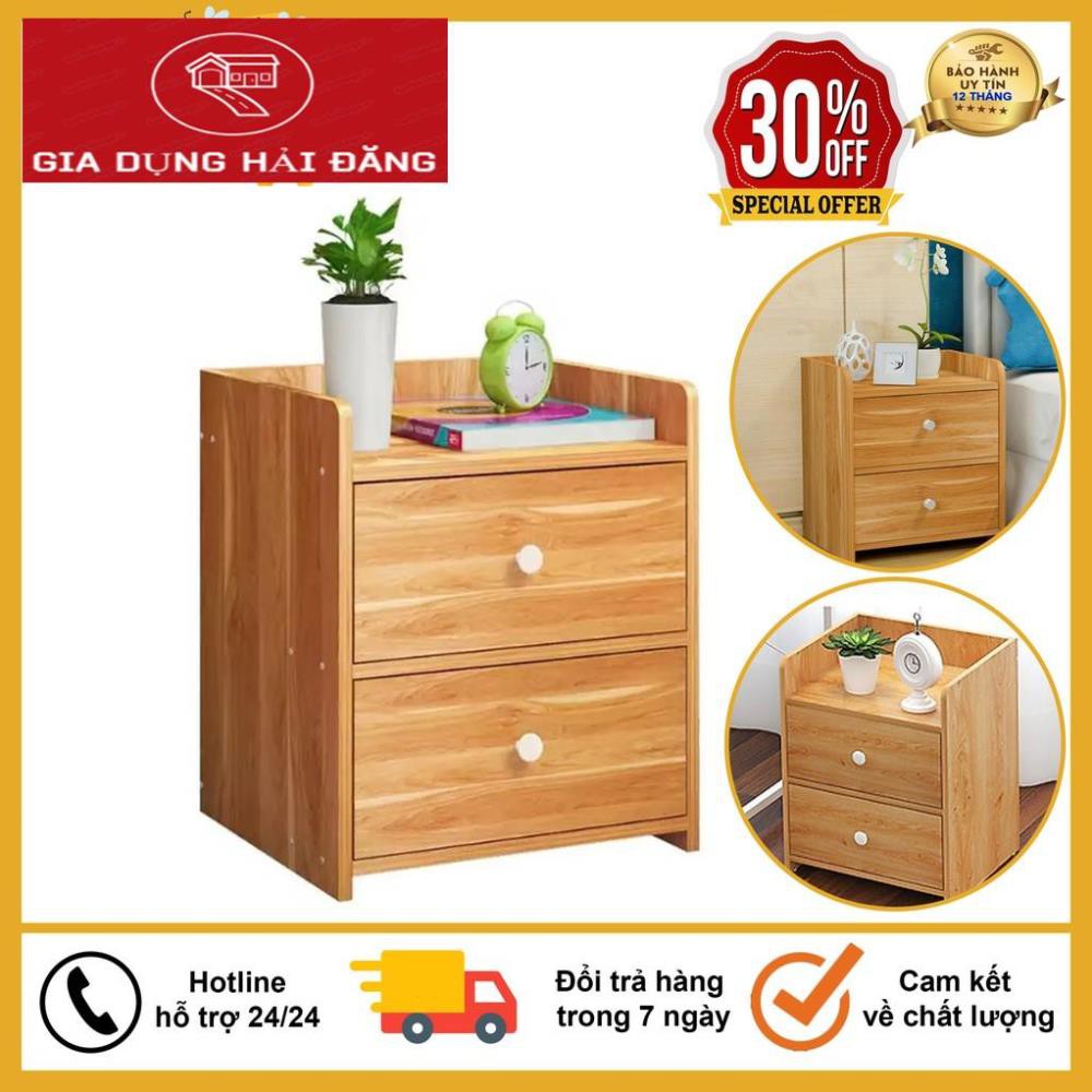 Hộc Tủ Đầu Giường, Kệ Tủ Đầu Giường Gỗ Ép MDF 2 Ngăn Kéo, Nhỏ Gọn Siêu Tiện Dụng Cho Căn Phòng Của Bạn