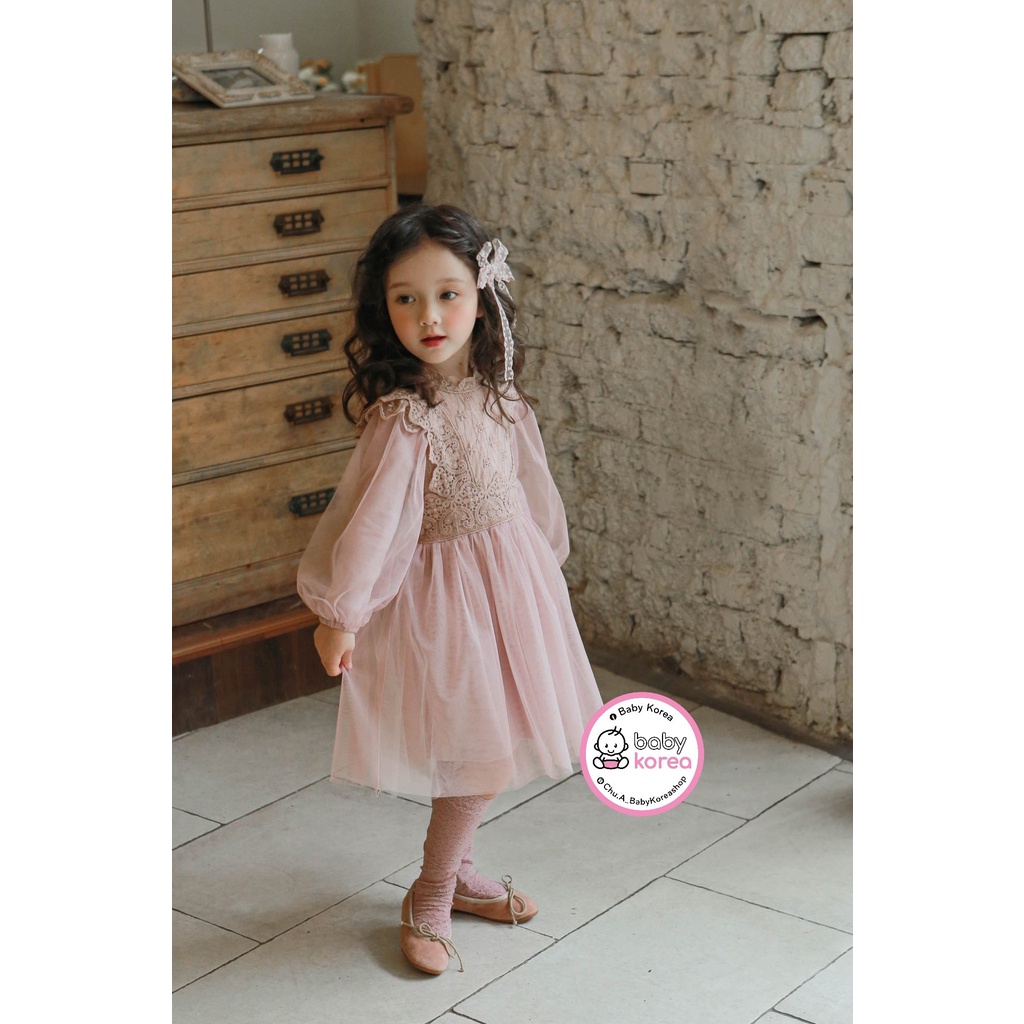 Váy voan ren Daiya cao cấp made in Korea