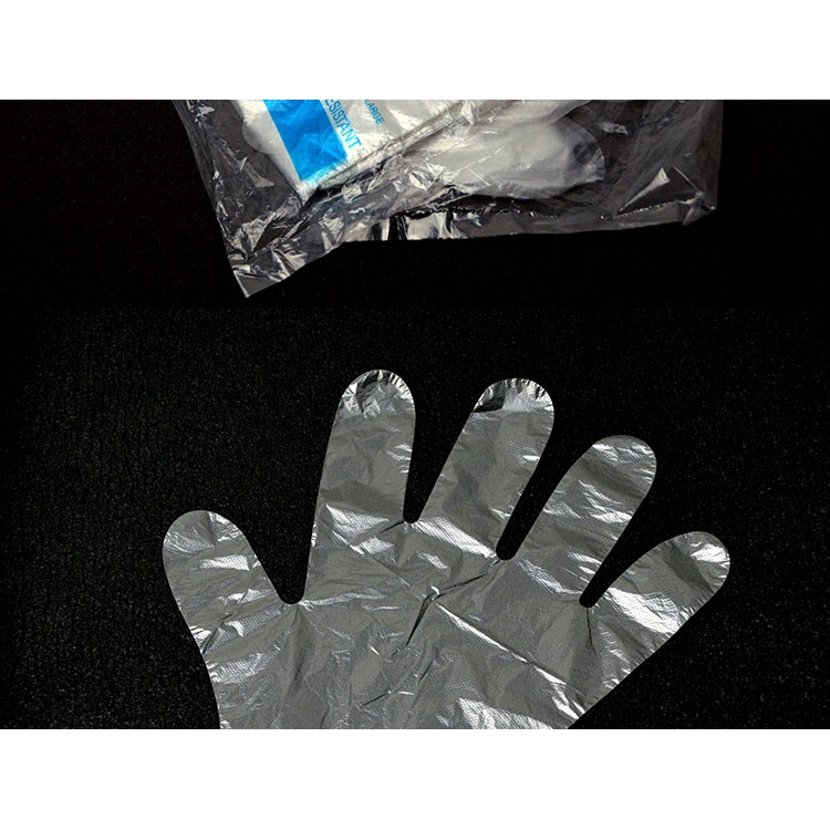 Bộ 100 cái găng tay nylon PE dùng một lần