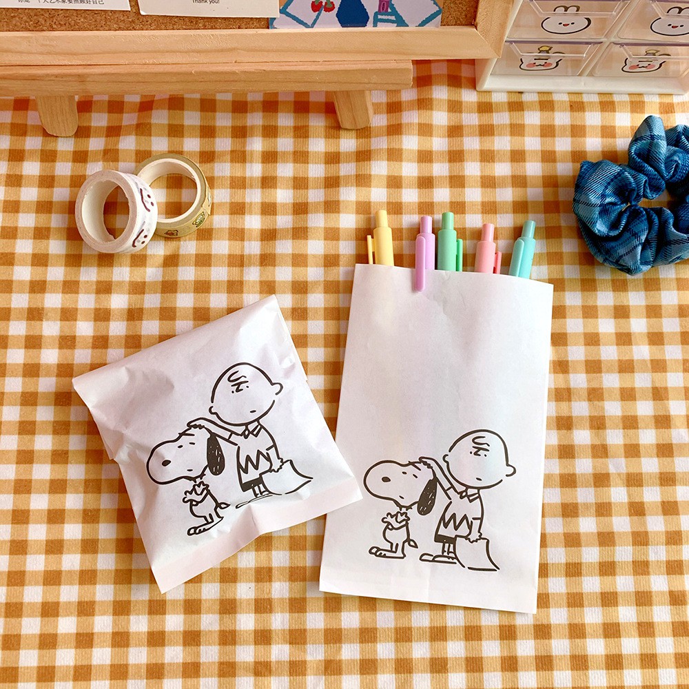 Túi Giấy Paperbag Đựng Quà, Vật Nhỏ Hình Snoopy Charlie