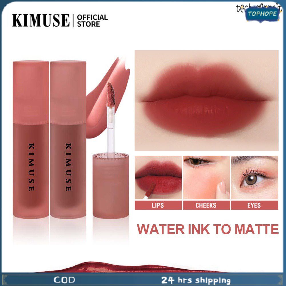 KIMUSE Lip Tint 7 Colors Waterproof Durable Velvet Matte Cosmetic