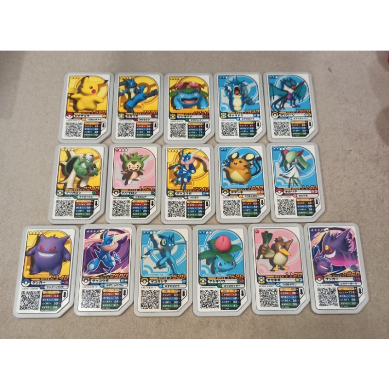 Thẻ Nhựa Pokemon Ga-ole Series 1