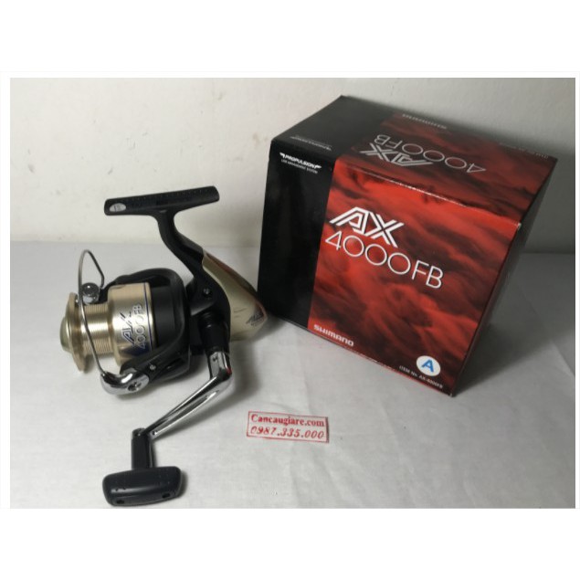 Máy câu shimano Ax4000FB chính hãng Made in Malayxia giá rẻ nhất thị trường