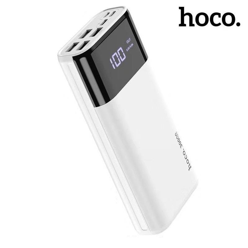 Pin sạc dự phòng Hoco B12 Max 30000mAh Commander 3 cổng input, 4 cổng input max 5A