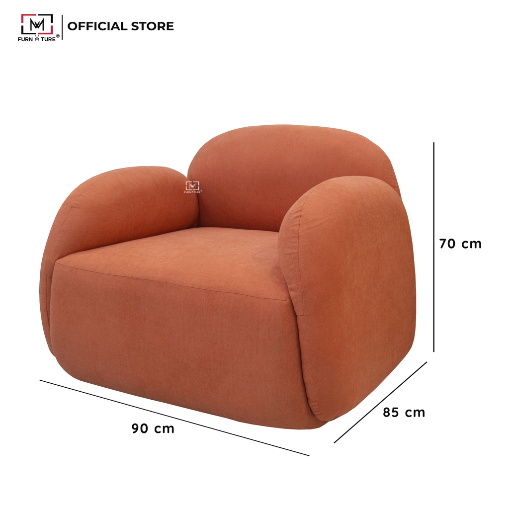 Sofa mini BUNNY thư giản hàn quốc cao cấp độc quyền thương hiệu MW FURNITURE