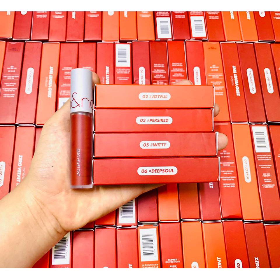 Son Kem Lì Mềm Mượt Romand Zero Velvet Tint