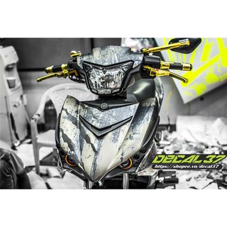 Tem Trùm Exciter 150 Rỉ sét đen xám