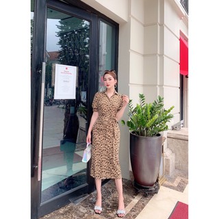 Thả thính chiếc váy sơmi báo hothit