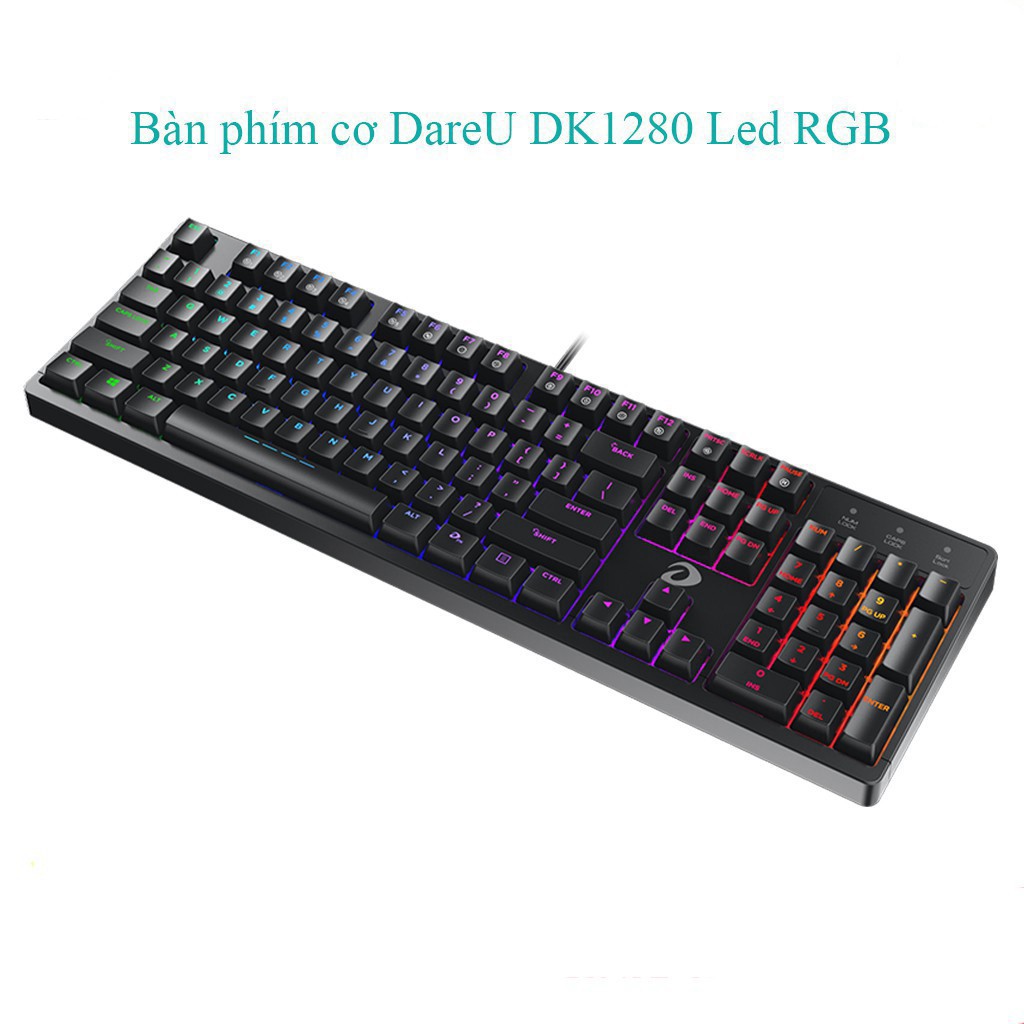 Bàn phím cơ Gaming Dareu EK1280, Bàn phím Game Dareu EK1280 - Bảo hành 24 tháng