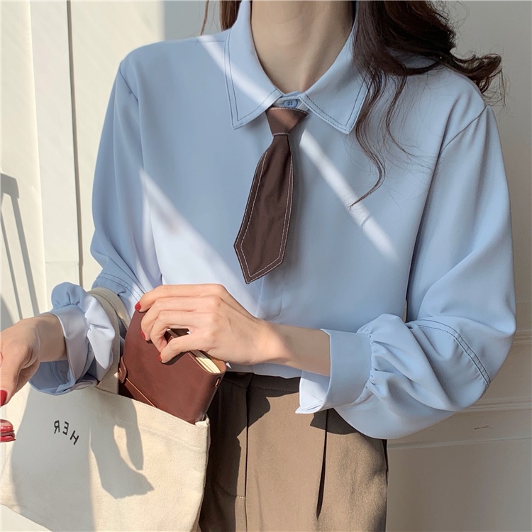 SƠ MI TRƠN BASIC KÈM CÀ VẠT NHỎ