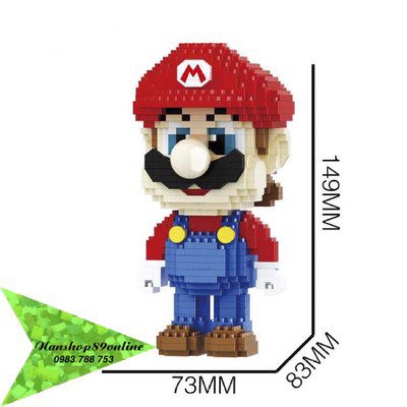 ĐỒ CHƠI LẮP RÁP LEGO 3D Blocks Mini •NHỮNG CHÚ MARIO•