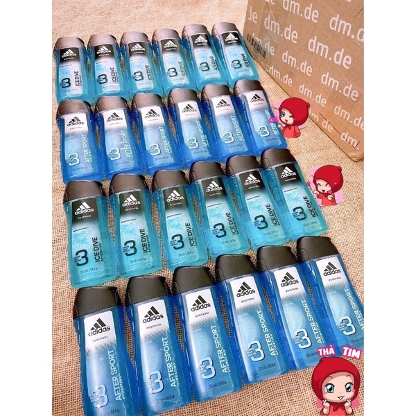 Sữa tắm gội toàn thân nam adidas