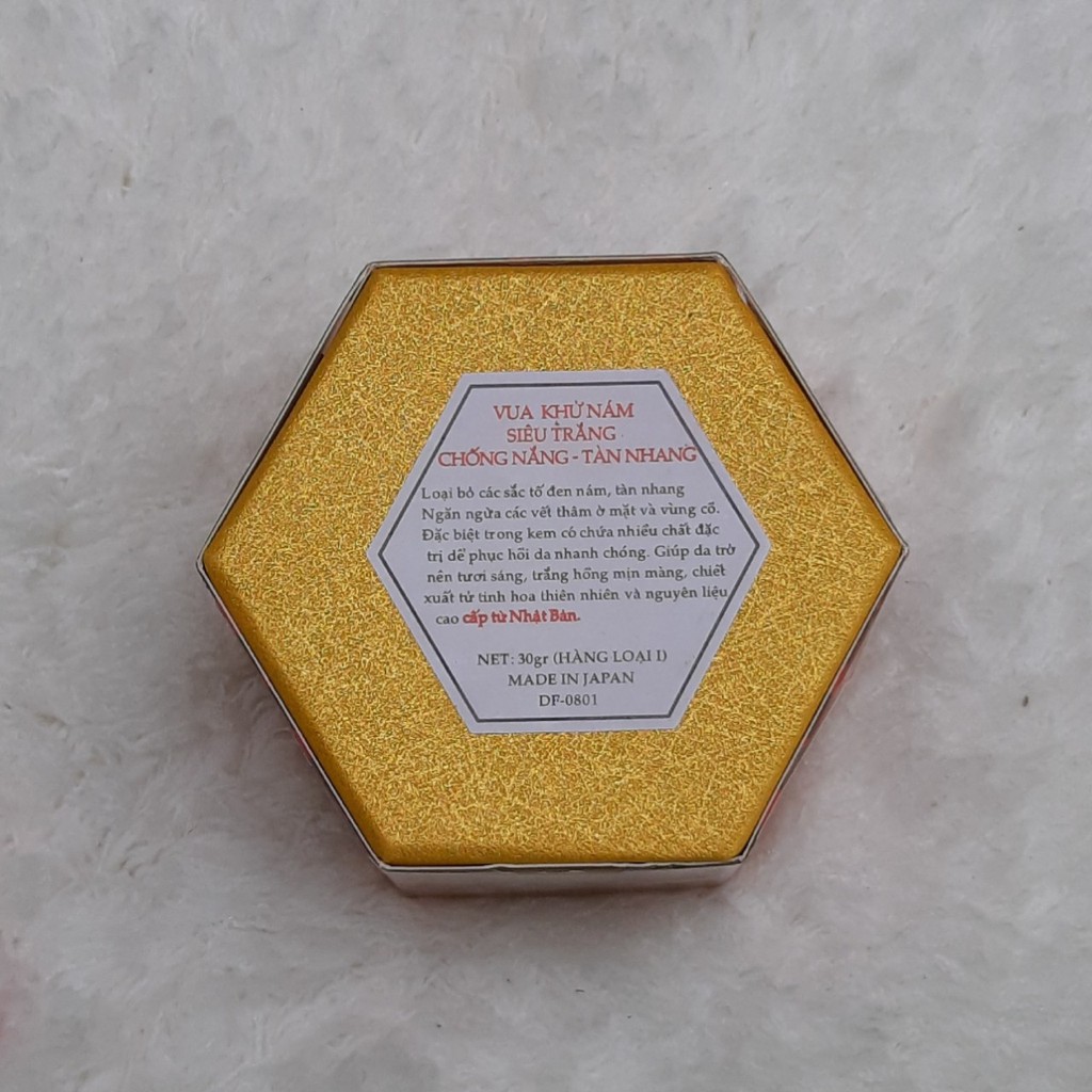 Kem Vua khử Nam, tàn nhang, dưỡng trắng, chống nắng 30gr - Nhật Bản