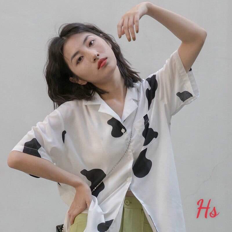 [Mã WASTUP giảm 10% tối đa 30K đơn 99K] Áo sơ mi bò sữa HS49 | BigBuy360 - bigbuy360.vn