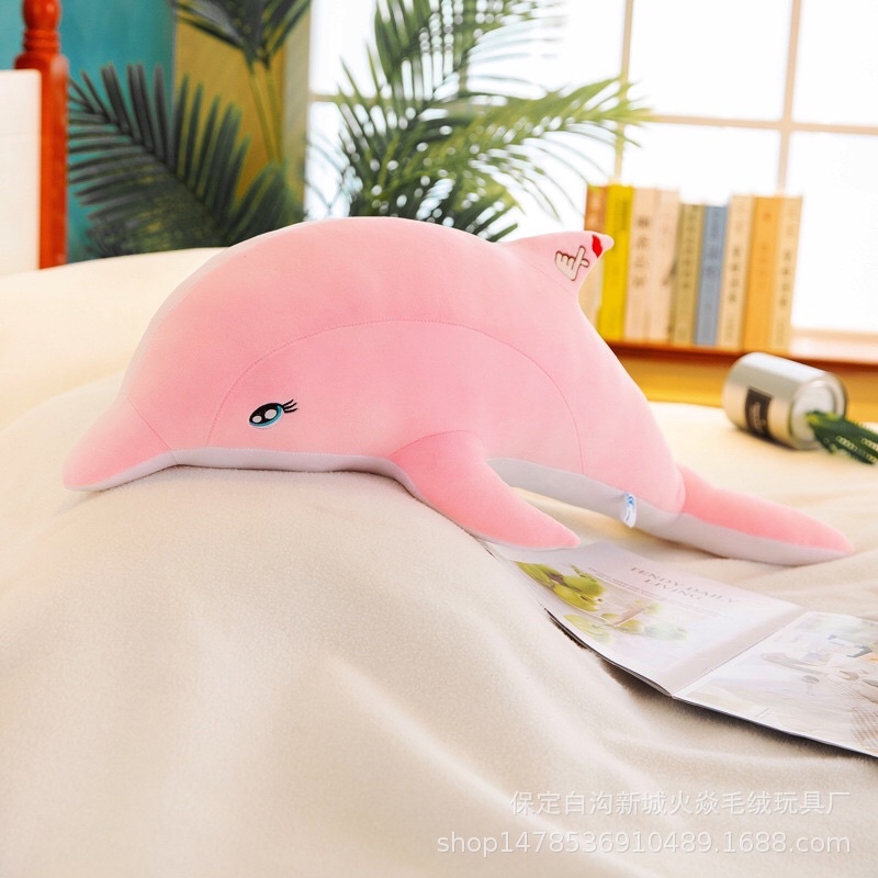 Gấu bông Cá heo siêu to 1m2