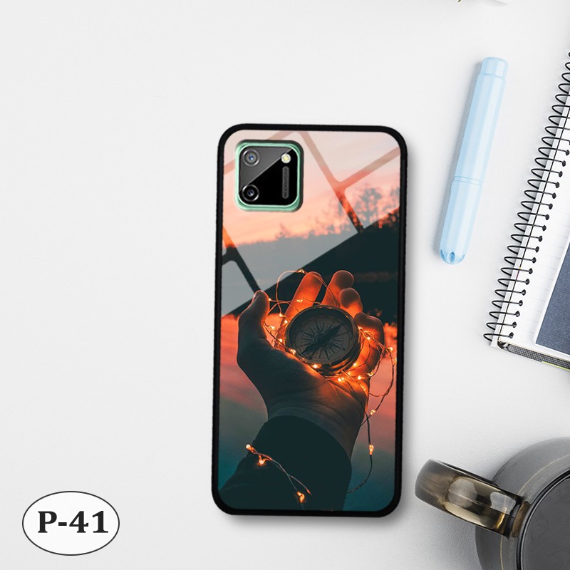 Ốp lưng kính Realme C11- hình 3D