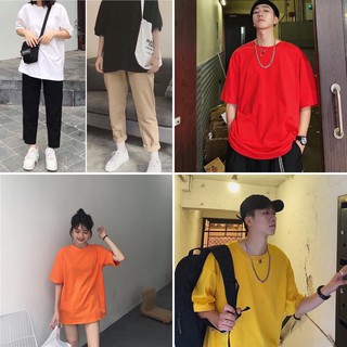 Áo thun tay lỡ form rộng unisex Be Yourself - trơn basic