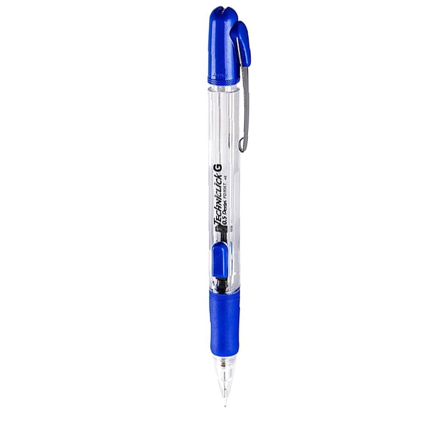 Bút Chì Kim Bấm Giữa Grip 0.5mm PD305T - Màu Xanh - Pentel