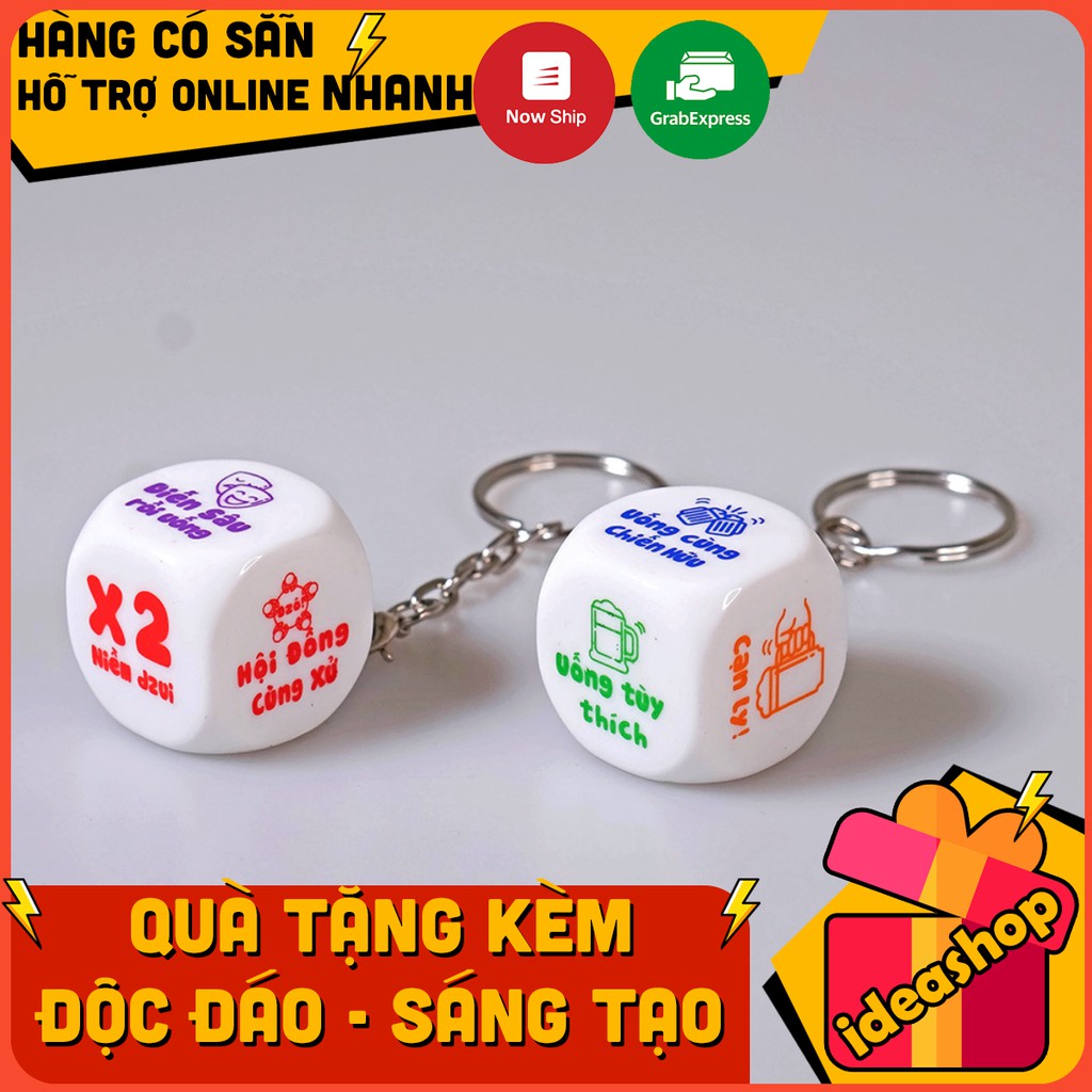 XÍ NGẦU LẮC XÚC XẮC UỐNG BIA TIẾNG VIỆT IDEASHOP DRINKING DICE- VIETNAMESE VERSION