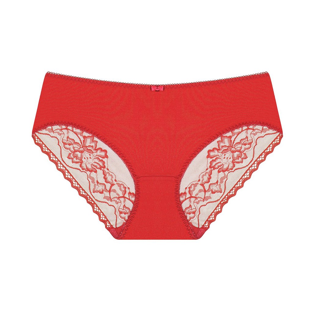 Quần lót nữ Marguerite Paris 04034- thương hiệu Pháp, cạp vừa phối ren mỏng thân sau