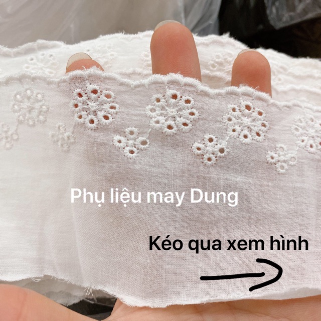 Ren vải bảng 7.5cm hoa 8 cánh