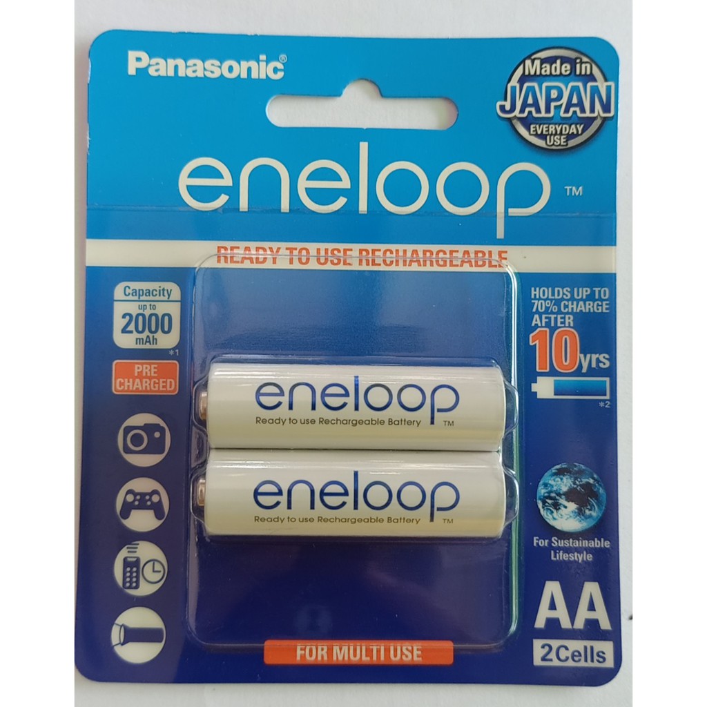 PIN SẠC AA PANASONIC ENELOOP (VỈ 2 VIÊN)