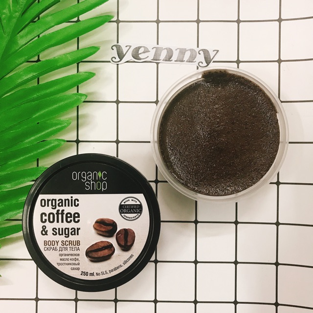 Tẩy Da Chết Toàn Thân Organic Shop Coffee Sugar Body Scrub 250ml