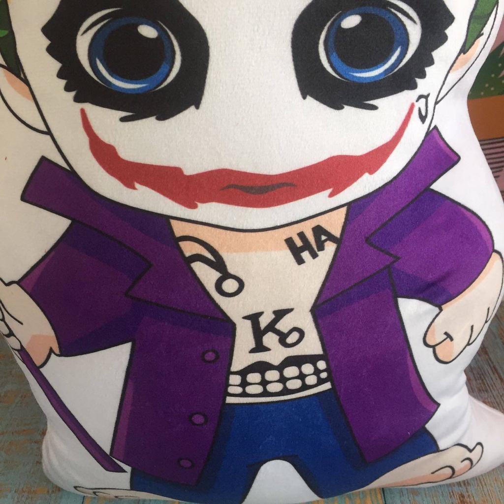 Gối ôm nhồi bông hình Harley Quinn DC The Joker độc đáo dành cho trang trí nhà cửa