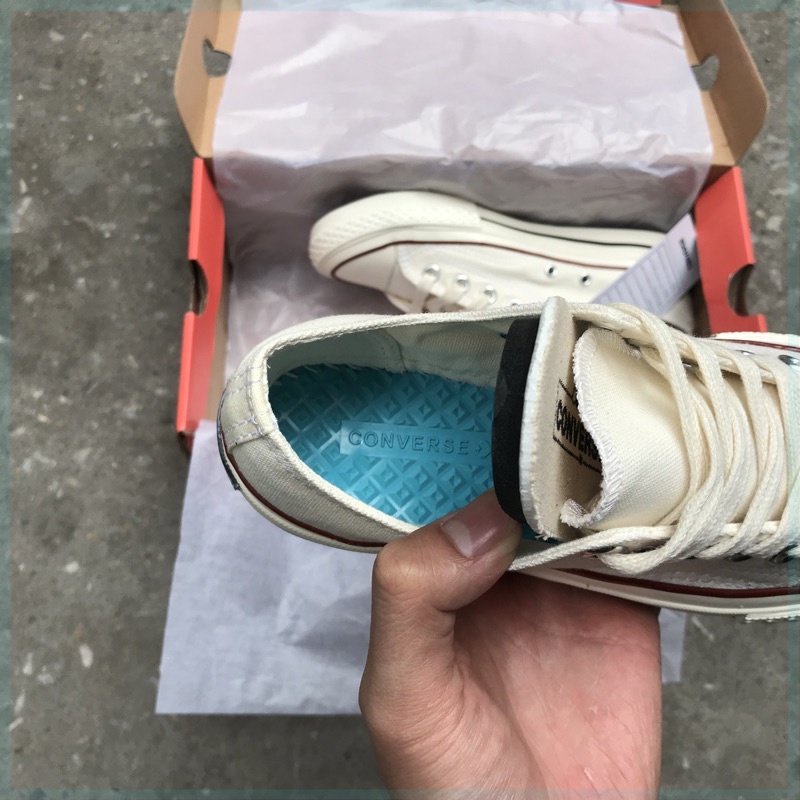 Giày thể thao Cv trắng thấp nam nữ cao cấp jin.sneaker