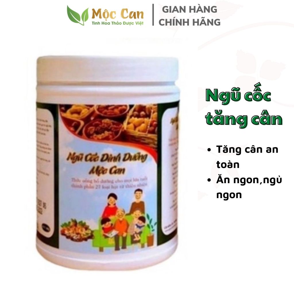 Ngũ Cốc Tăng Cân Mộc Can, Bổ Sung Dinh Dưỡng Tự Nhiên, Giảm Các Vấn Đề Về Xương Khớp, Phòng Ngừa Nguy Cơ Tim Mạch