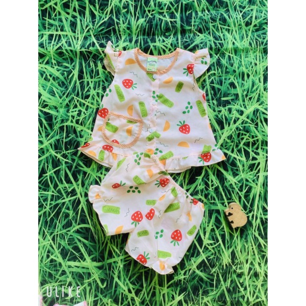Đồ bộ sơ sinh chất liệu kate