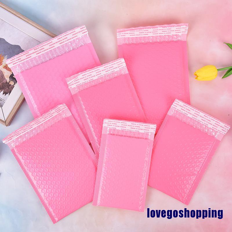 10x Pink Bubble Bag Mailer Plastic Padded Envelope Shipping Bag Packaging