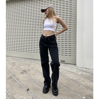 RORA BUTTERFLY JEAN - BLACK WASH