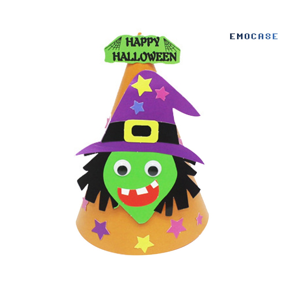 Mũ Beanie Hóa Trang Phù Thủy Dơi Bí Ngô Ma Cà Rồng DIY Cho Bé