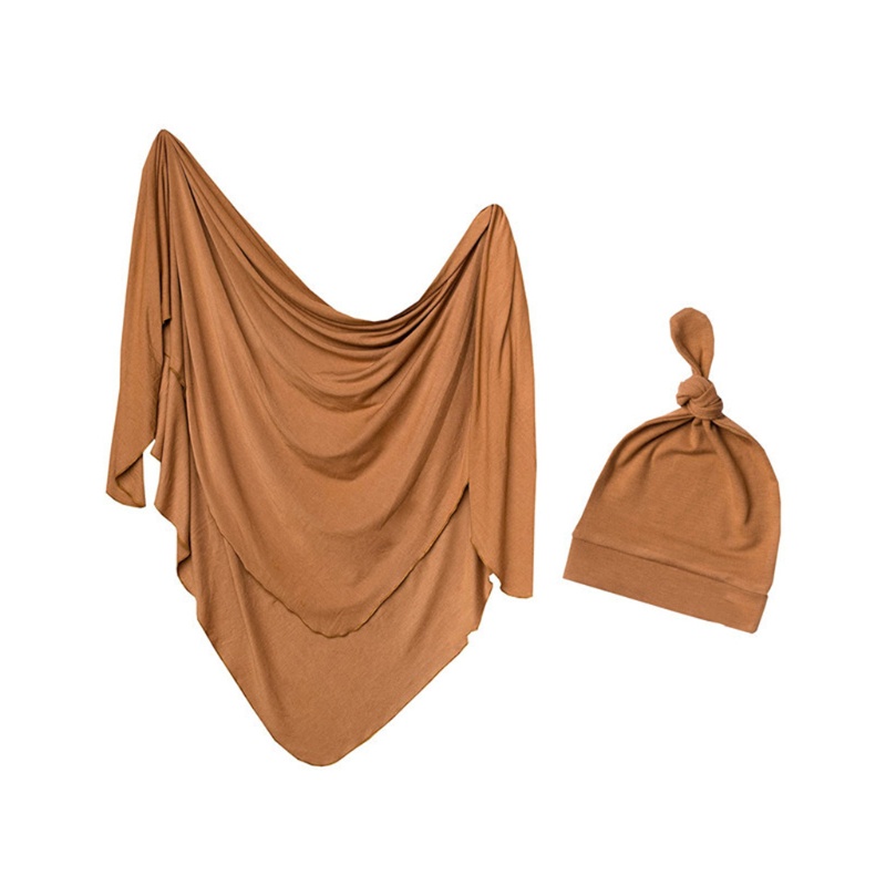 Bộ 2 Túi Ngủ Màu Trơn Kèm Mũ Trùm Xinh Xắn Cho Bé Sơ Sinh