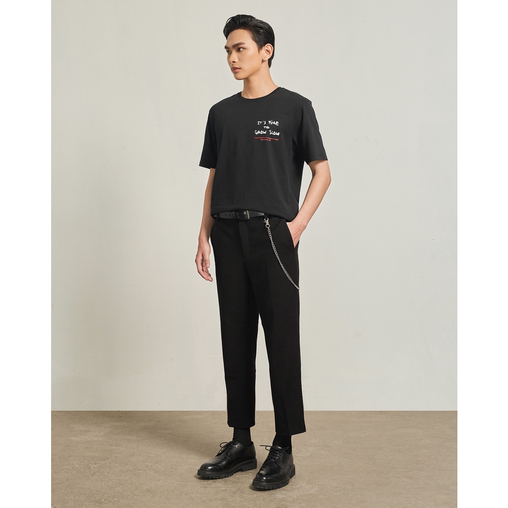 Áo phông nam cotton Highway  Grow Slow