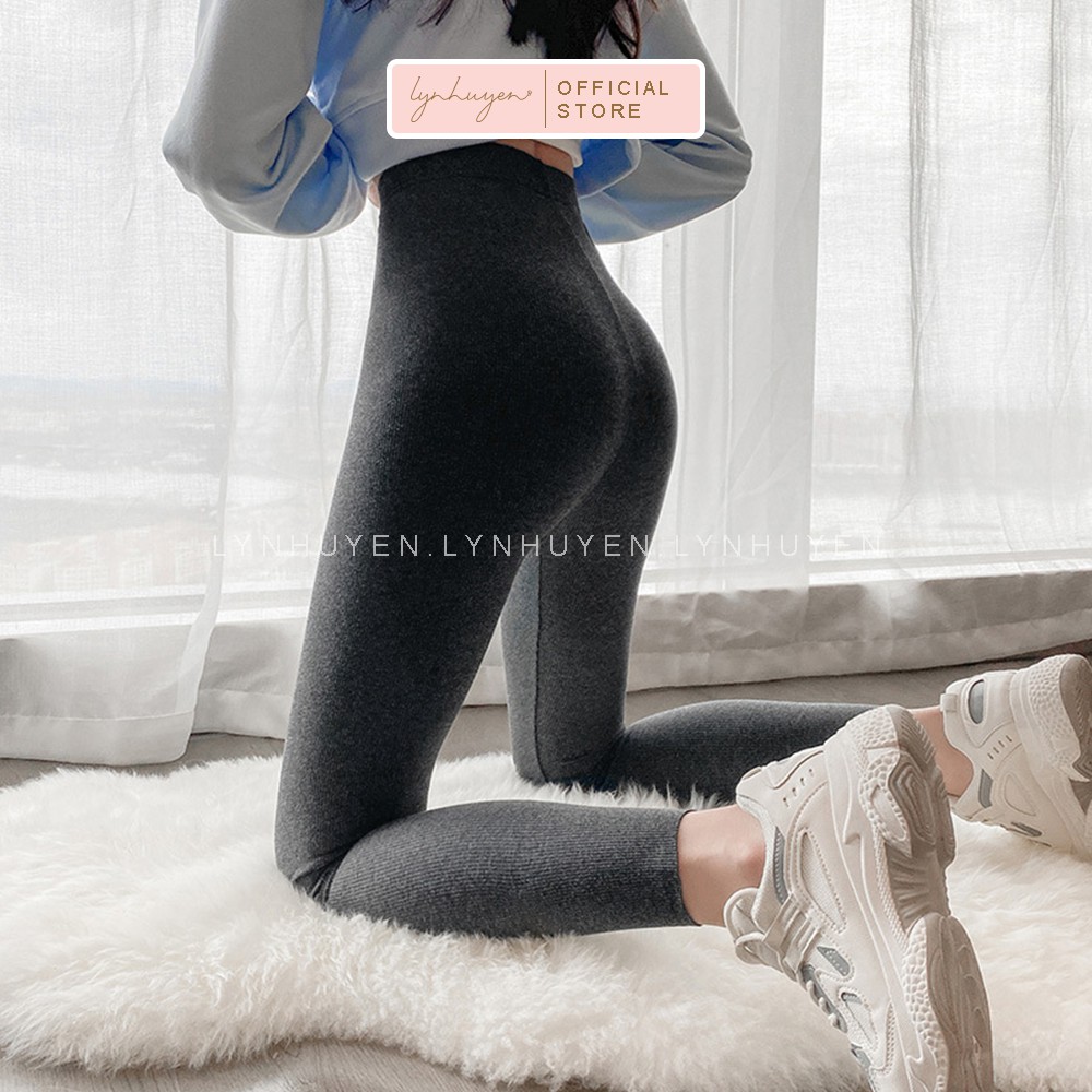 Quần Legging Nữ Dài Nâng Mông Cạp Cao Lynhuyen 3 Màu Q005