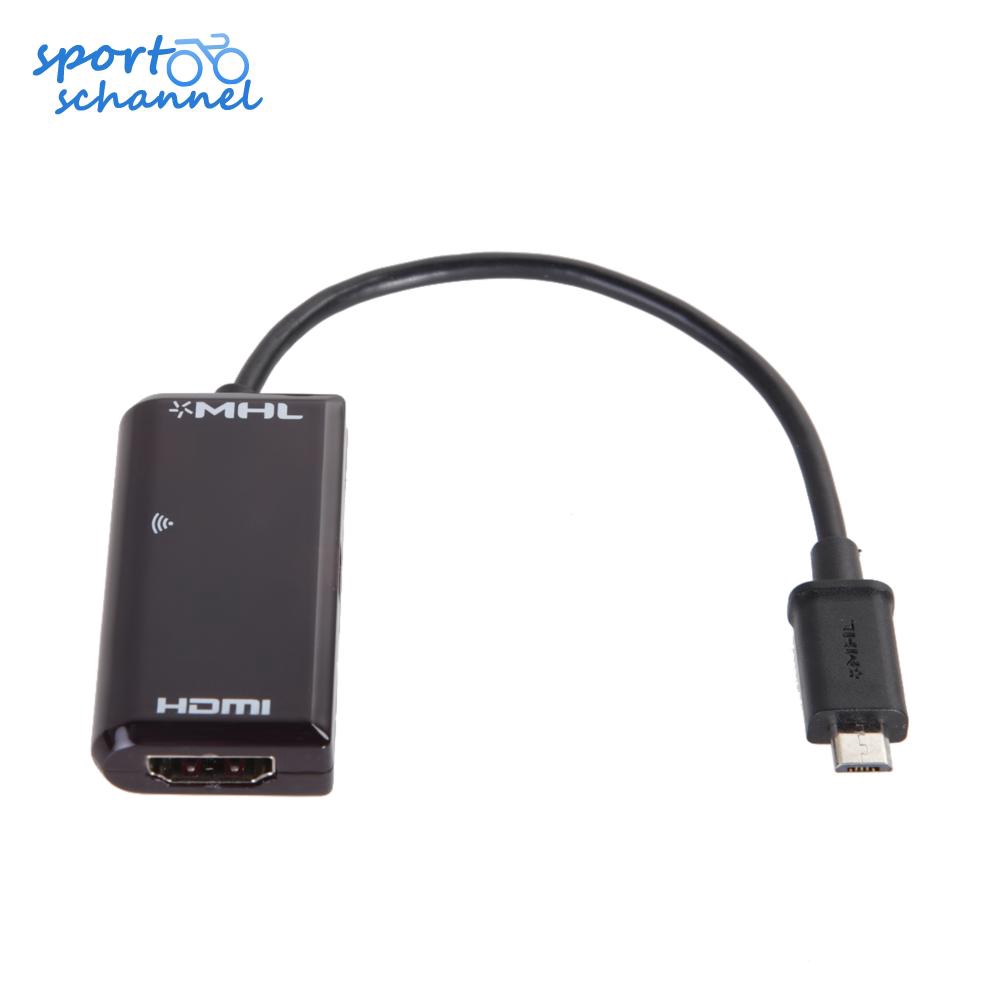 Bộ chuyển đổi MHL Micro USB sang HDMI kèm điều khiển từ xa cho điện thoại Samsung