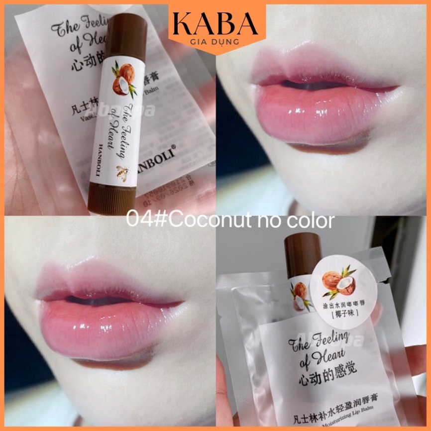[Hàng mới về] Son dưỡng môi HANBOLI dạng thạch trái cây màu tiệp da KABA