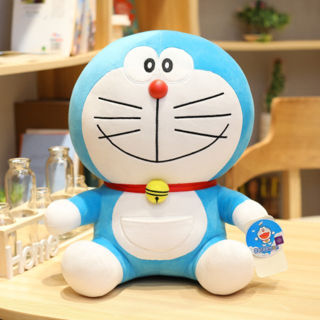 GẤU BÔNG MON DORAEMON 23CM LÔNG NHUNG MỀM MỊN, Quà tặng handmade - lưu niệm