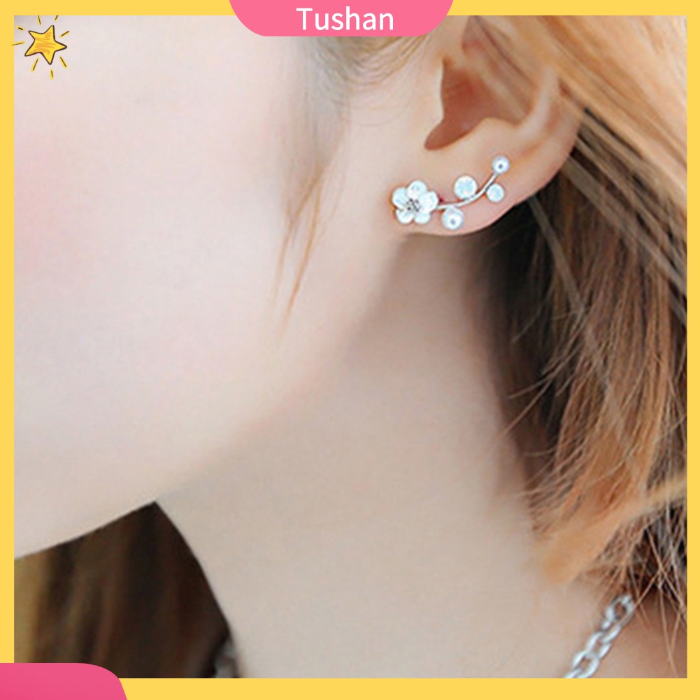 Khuyên tai nữ hình bông hoa thời trang