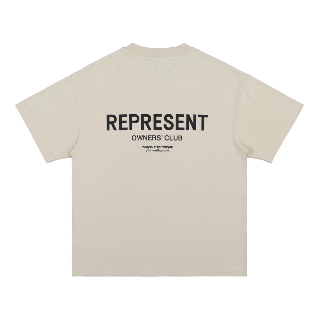 ÁO PHÔNG CỘC TAY TRƠN CHỮ REPRESENT