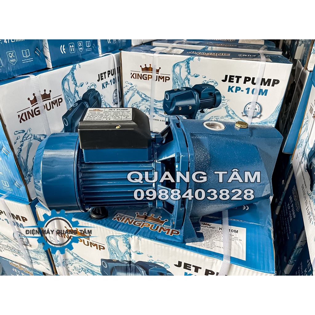 Máy Bơm Nước Con Lợn Ly Tâm 0,75kW (1HP) KINGPUMP KP-10M [Chính Hãng]