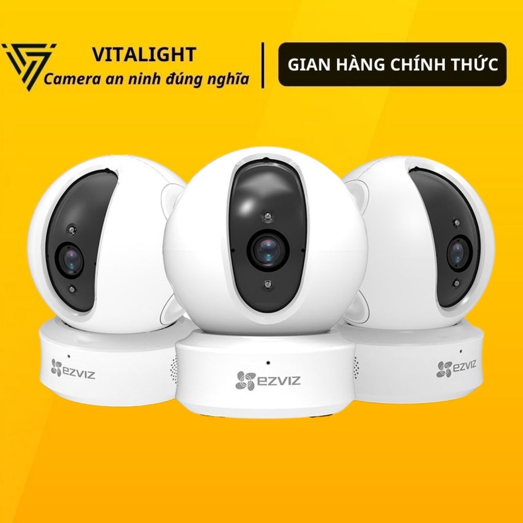 Camera wifi ezviz TY1, độ phân giải Full HD1080P, đàm thoại 2 chiều cùng cảnh báo về điện thoại l VITALIGHT OFFICAL