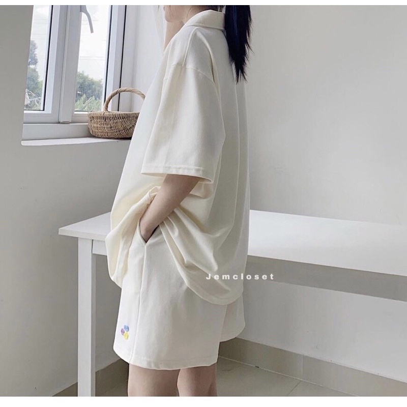 bộ pô lô 2 màu về sẵn nhiều tại kho
