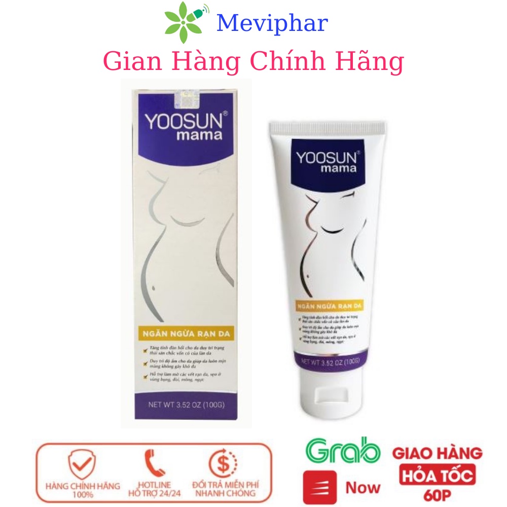 Kem Ngăn Ngừa Rạn Da Yoosun Mama.Giúp Da Luôn Mịn Màng,Hết Dạn Tăng Đàn Hồi Da.Tuýp 100g | BigBuy360 - bigbuy360.vn